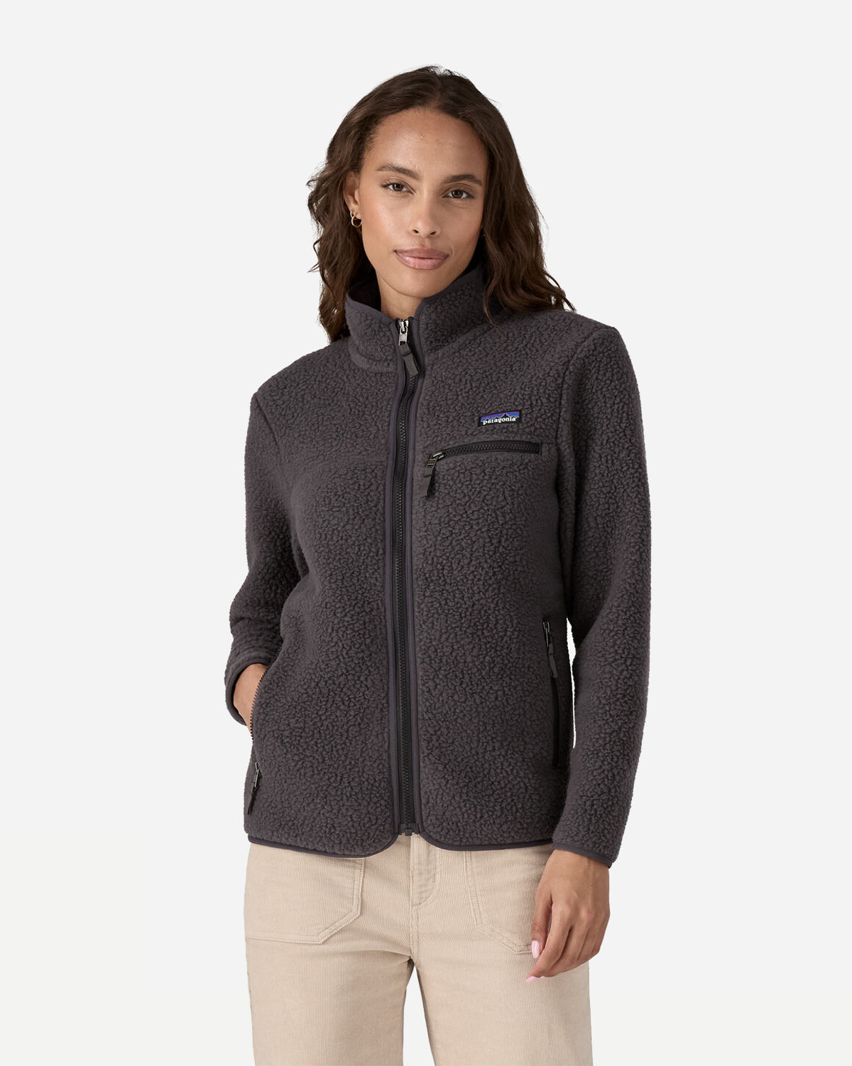 ws-retro-pile-jacket-ink-black_1.png W's Retro Pile Jacket - Ink Black