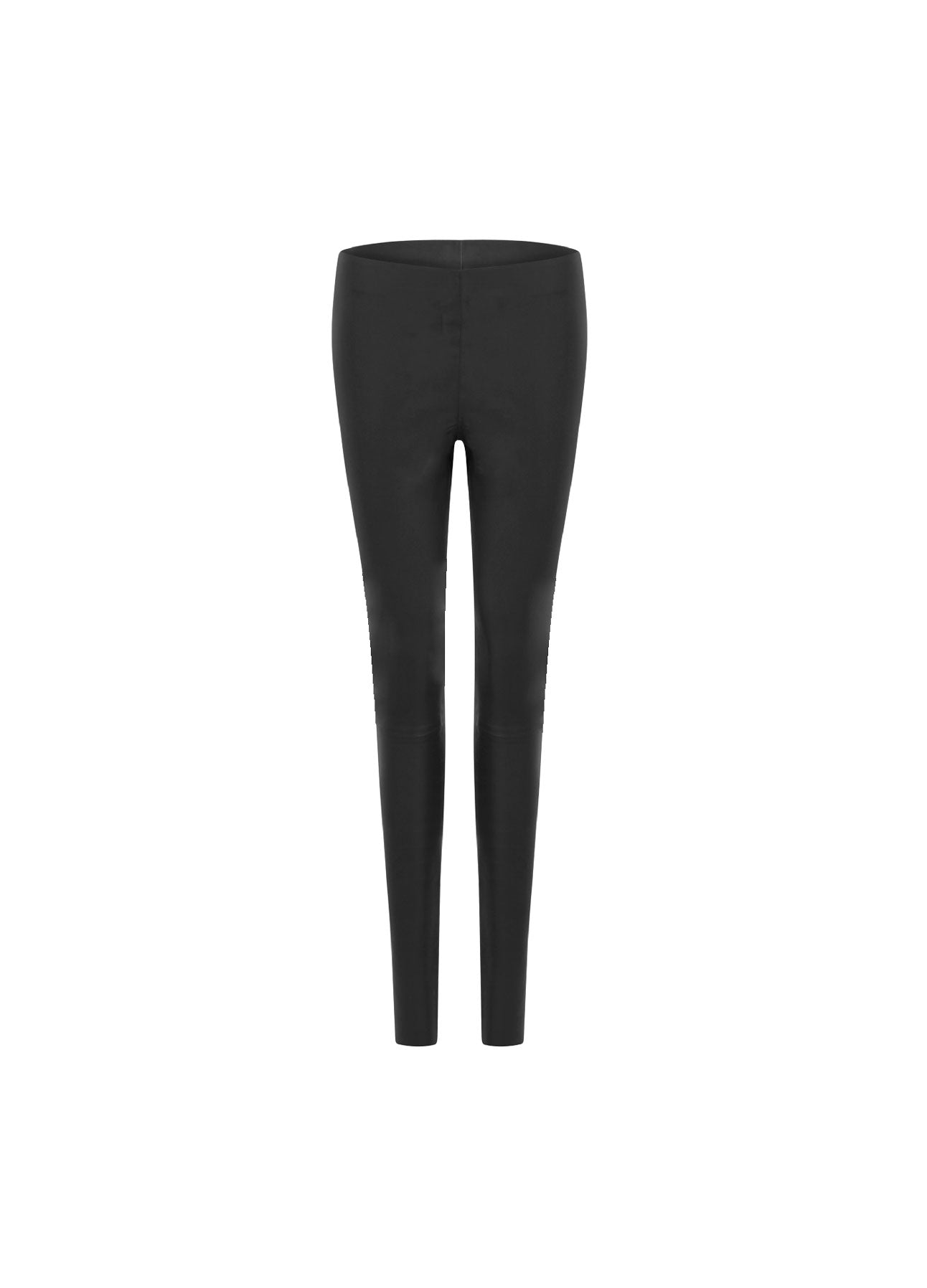 CC HEART LÆDERLEGGINGS - Night Brown Udsalg