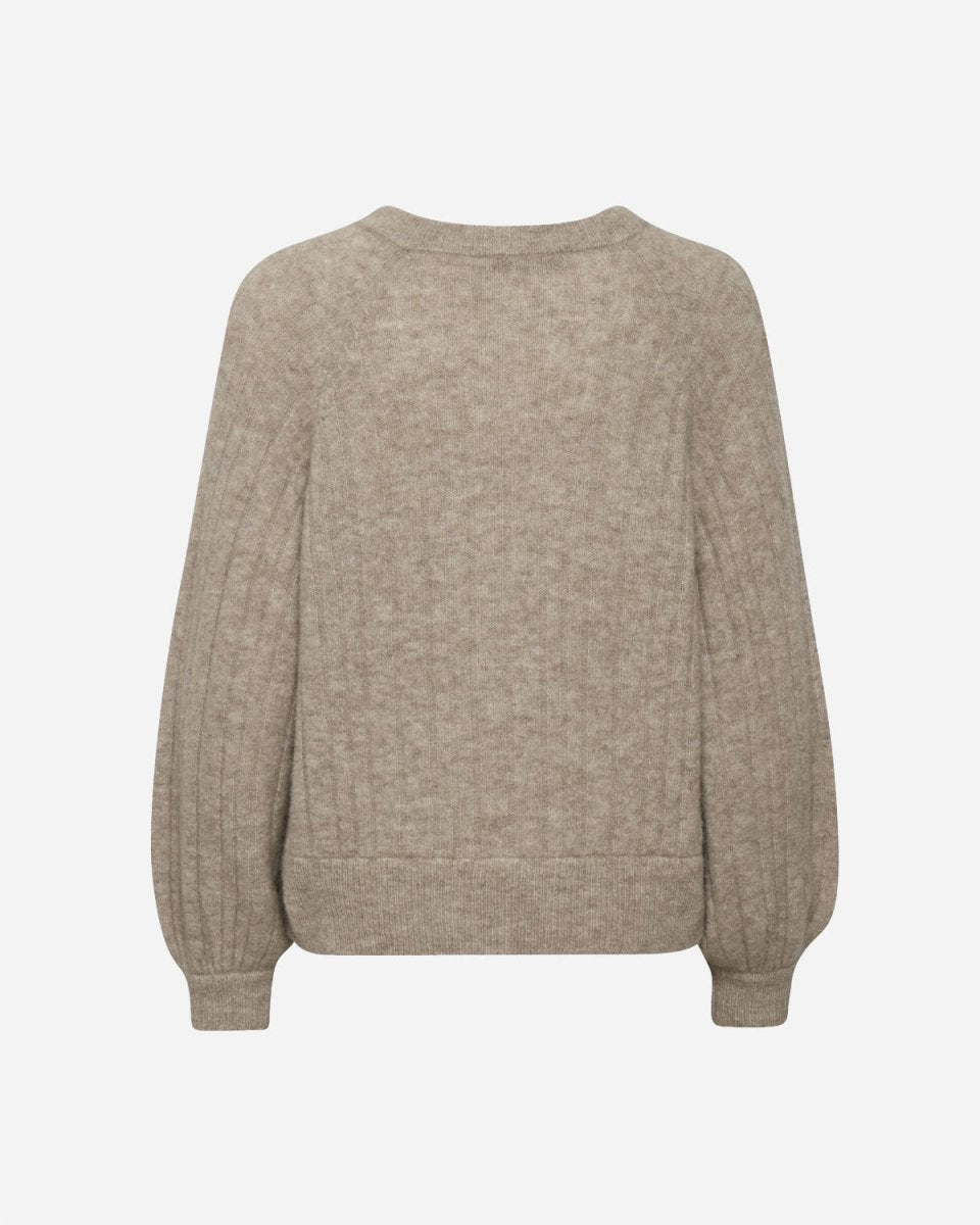 AlphaGZ R V-Pullover - Warm Sand Melange