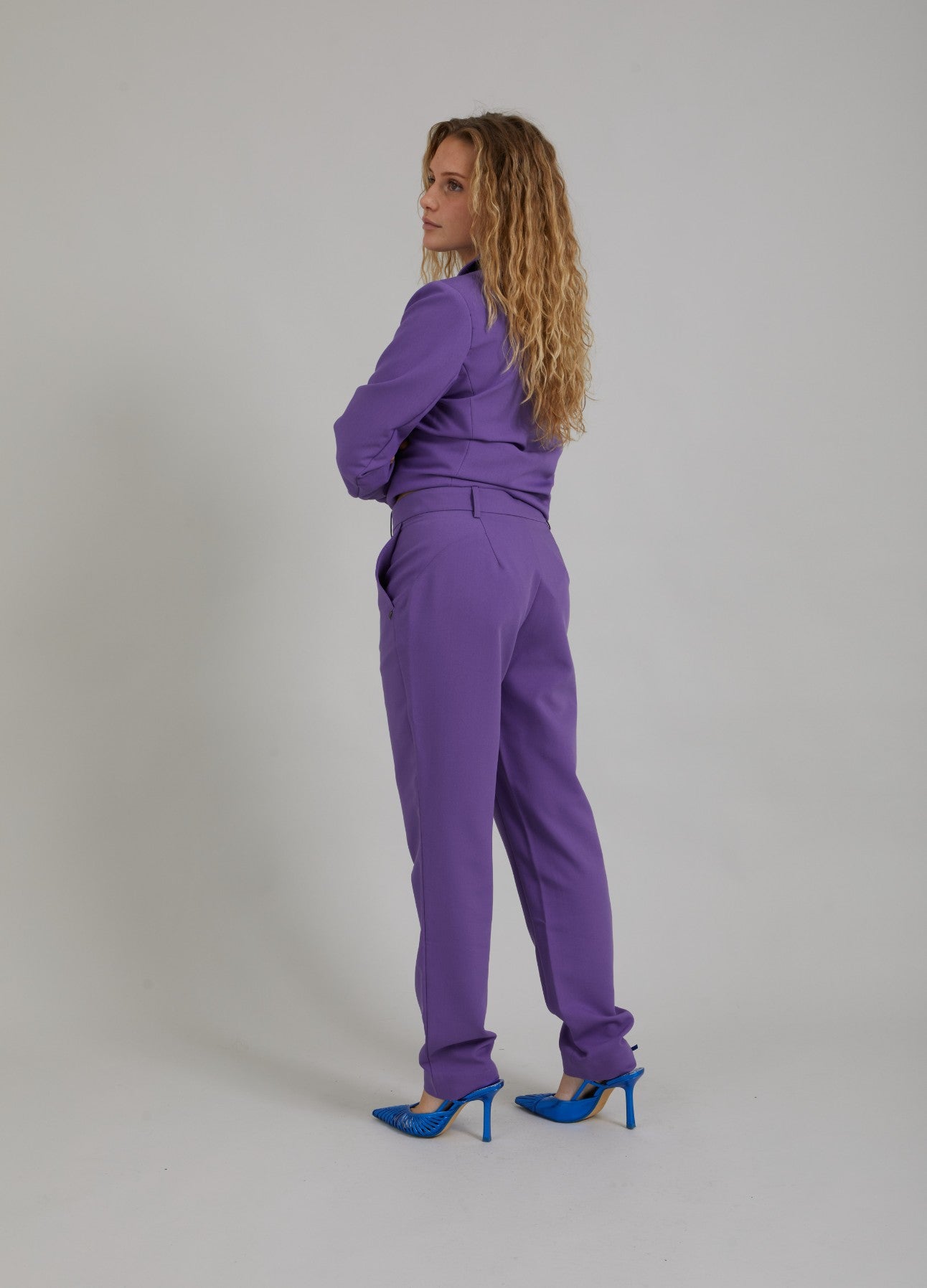 BUKSER M. NORMALE BEN - STELLA FIT - Warm purple Online