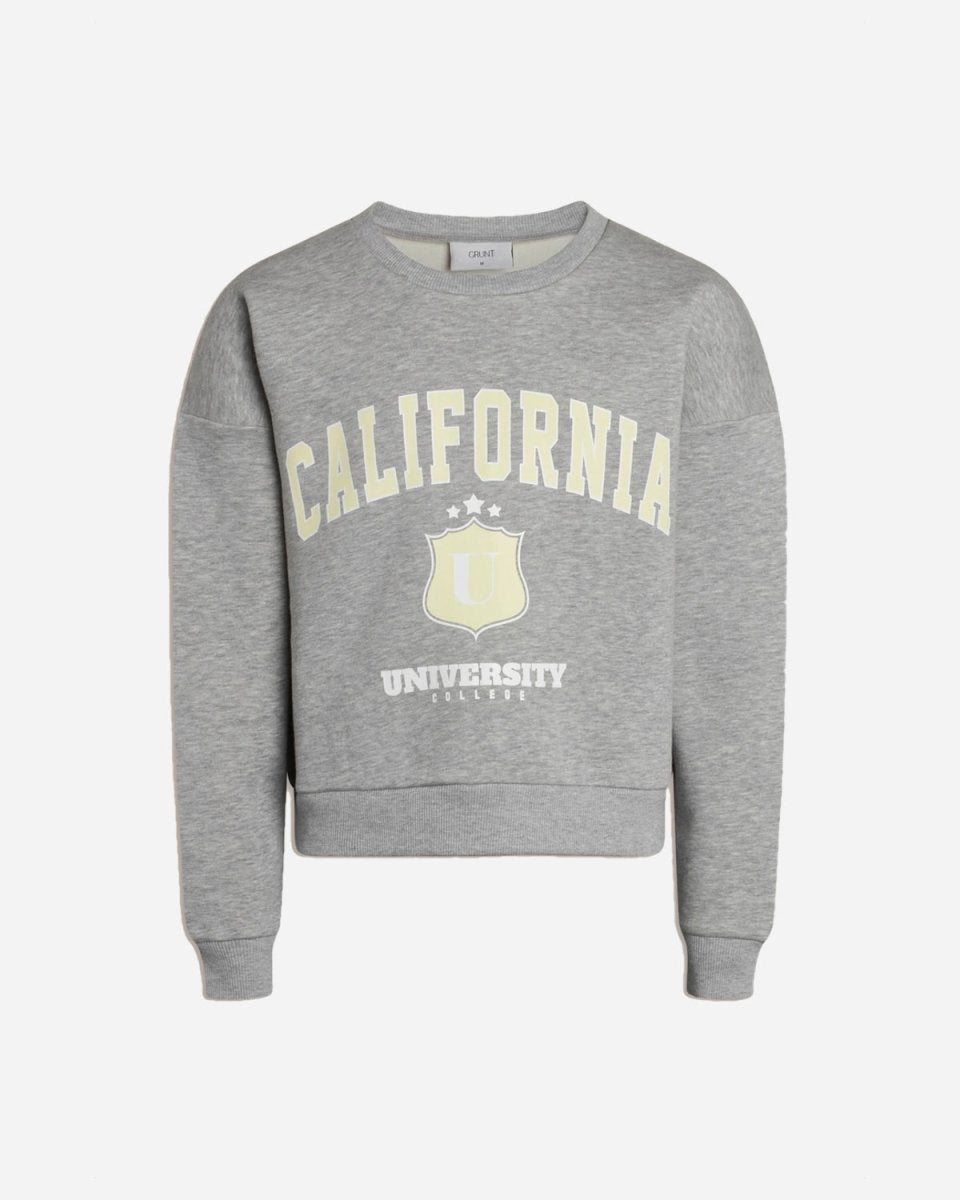 Cal Crew Neck - Grey Melange
