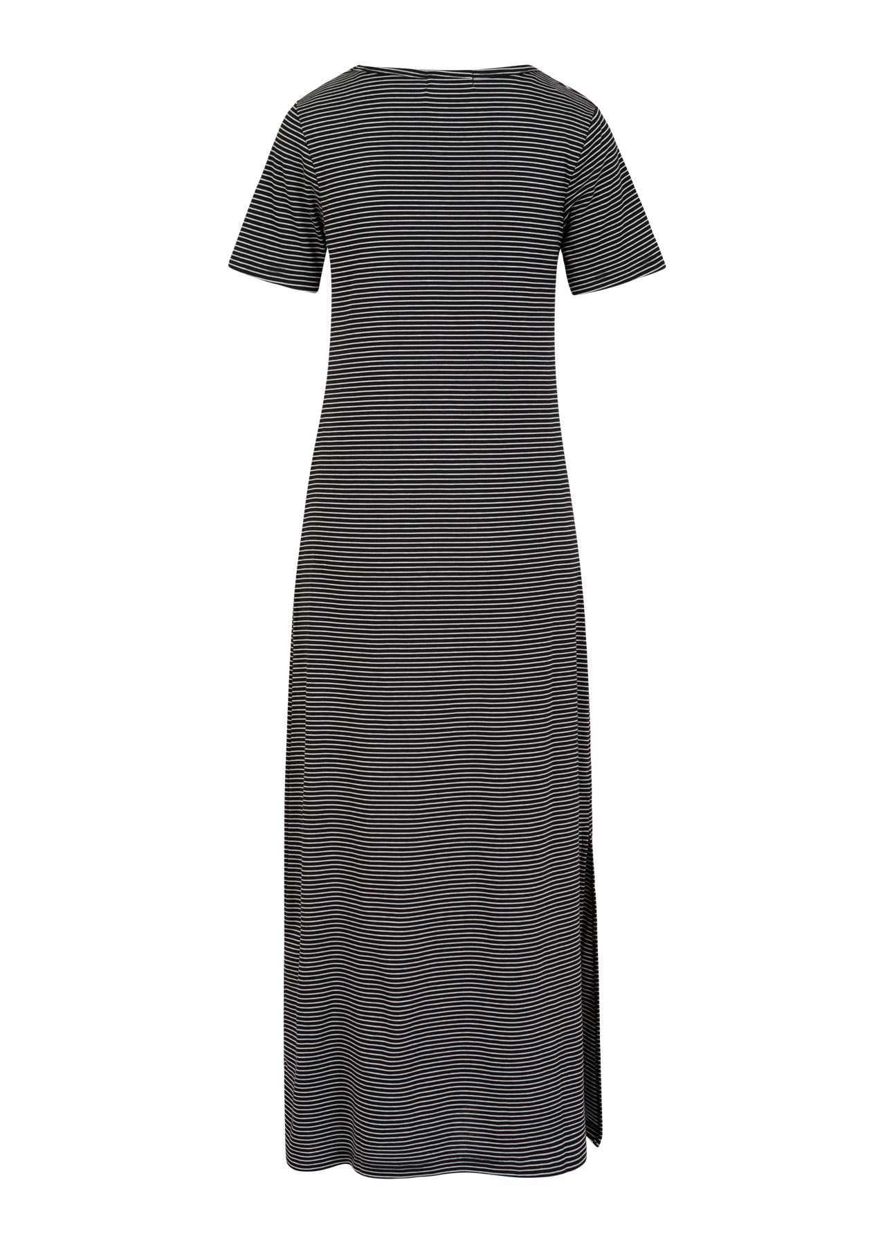 CC HEART ELYSE LØS KJOLE - Black/white stripe