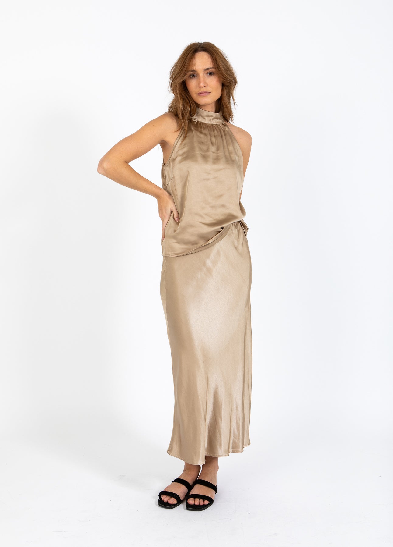 CC HEART SKYLER TOP - Sand Online