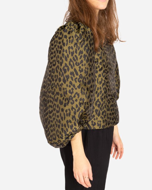 Crispy Jacquard - Olive Drab på udsalg