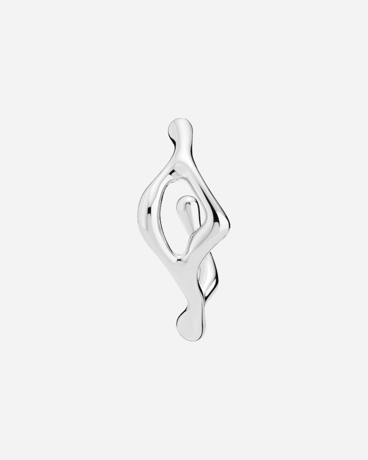 Luna Hoop 14 - Silver