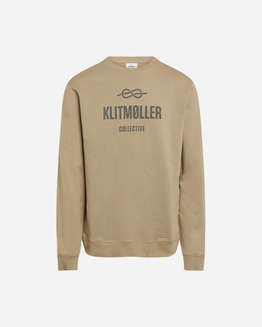 Mens logo crew - Sand