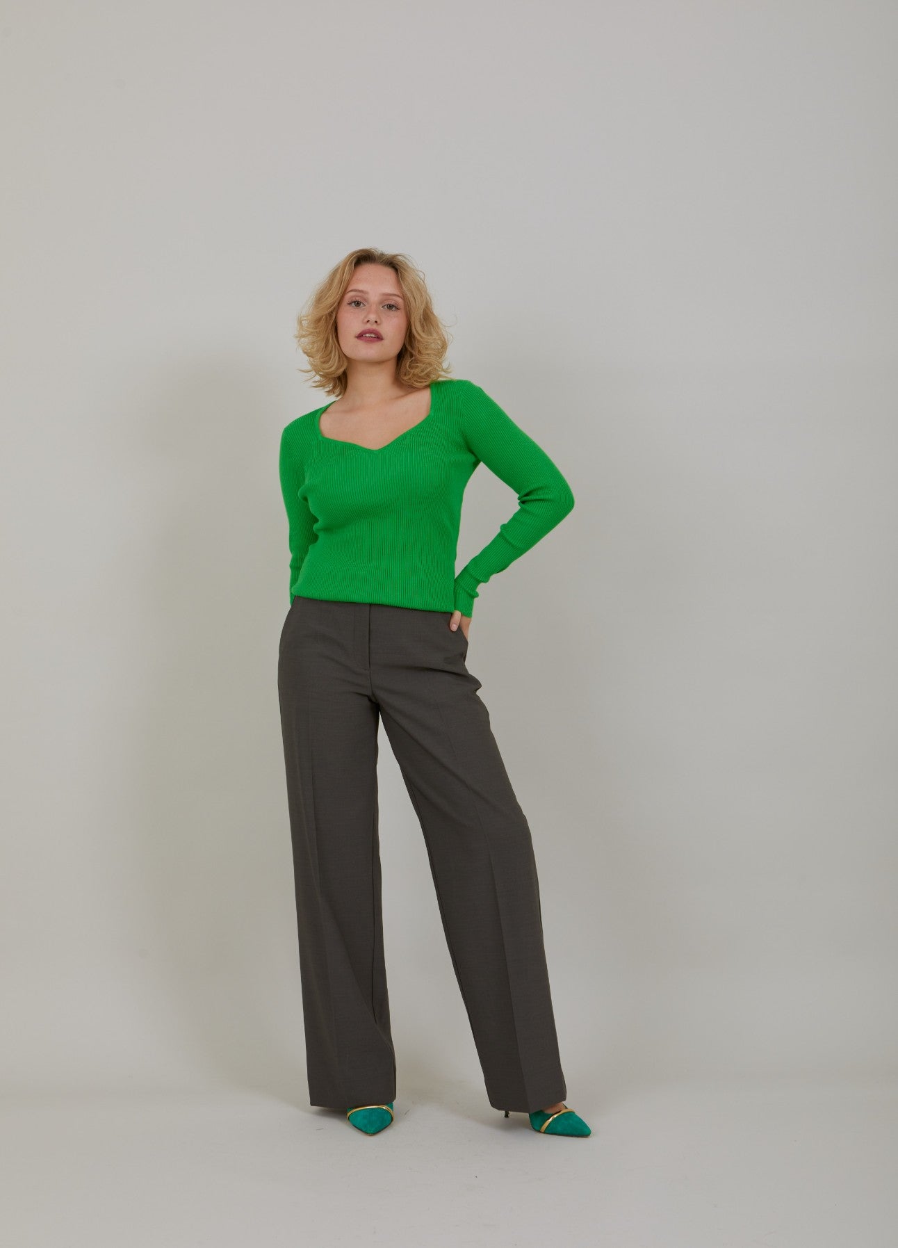 STRIK M. HEART SHAPE HALS - Forest green