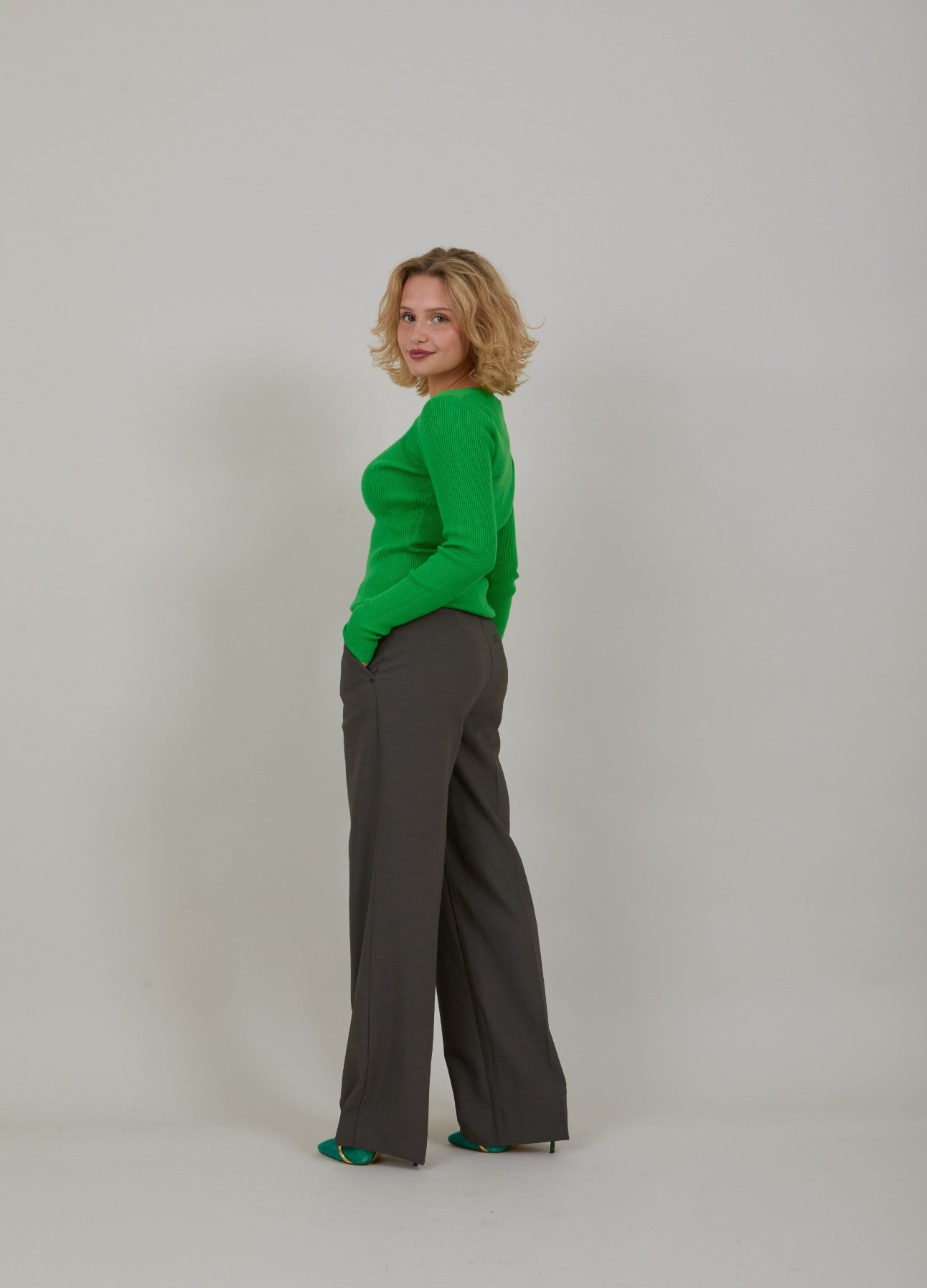 STRIK M. HEART SHAPE HALS - Forest green
