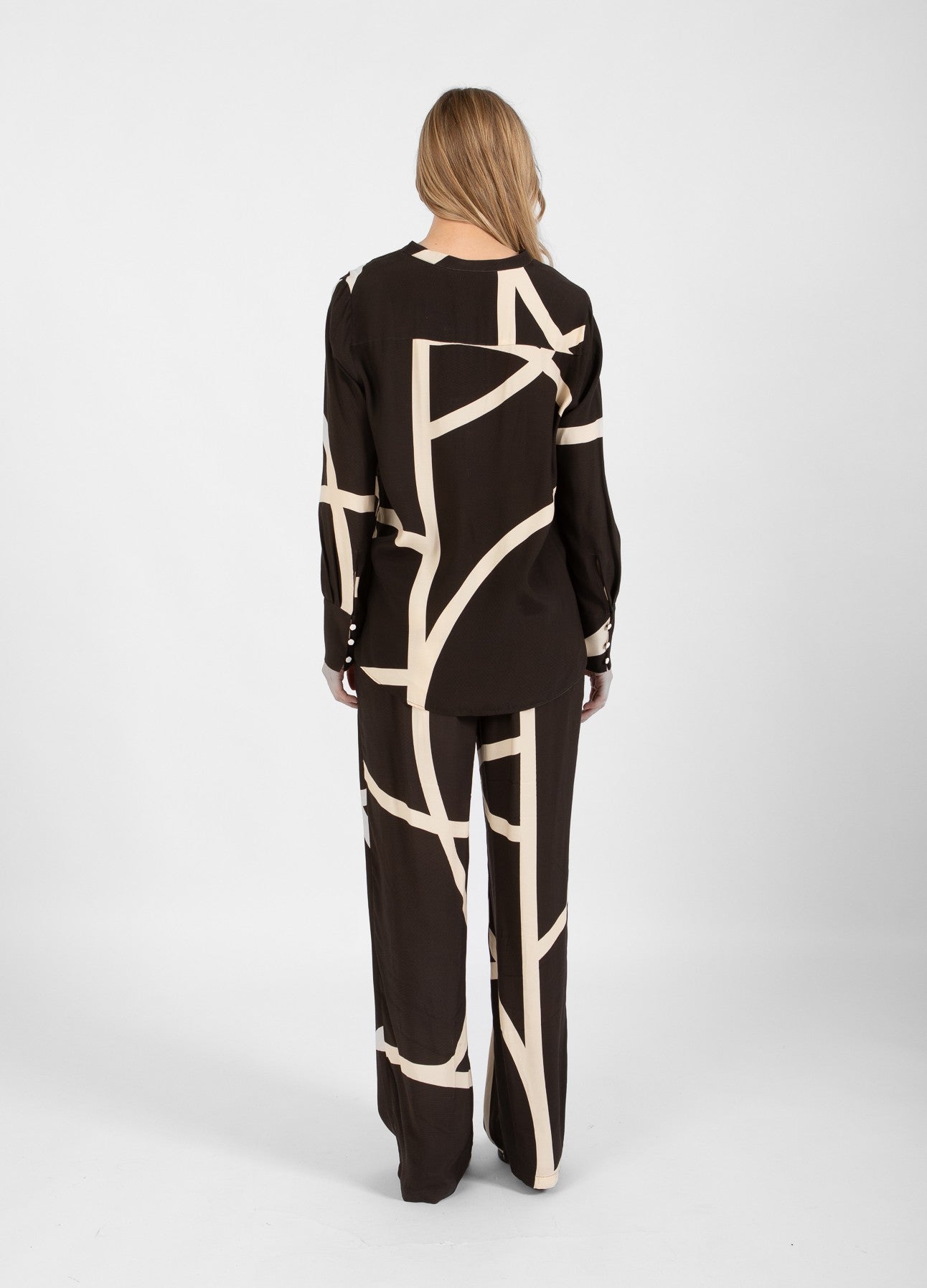 BUKSER MED FIELS PRINT - SILLE PASFORM - Field print