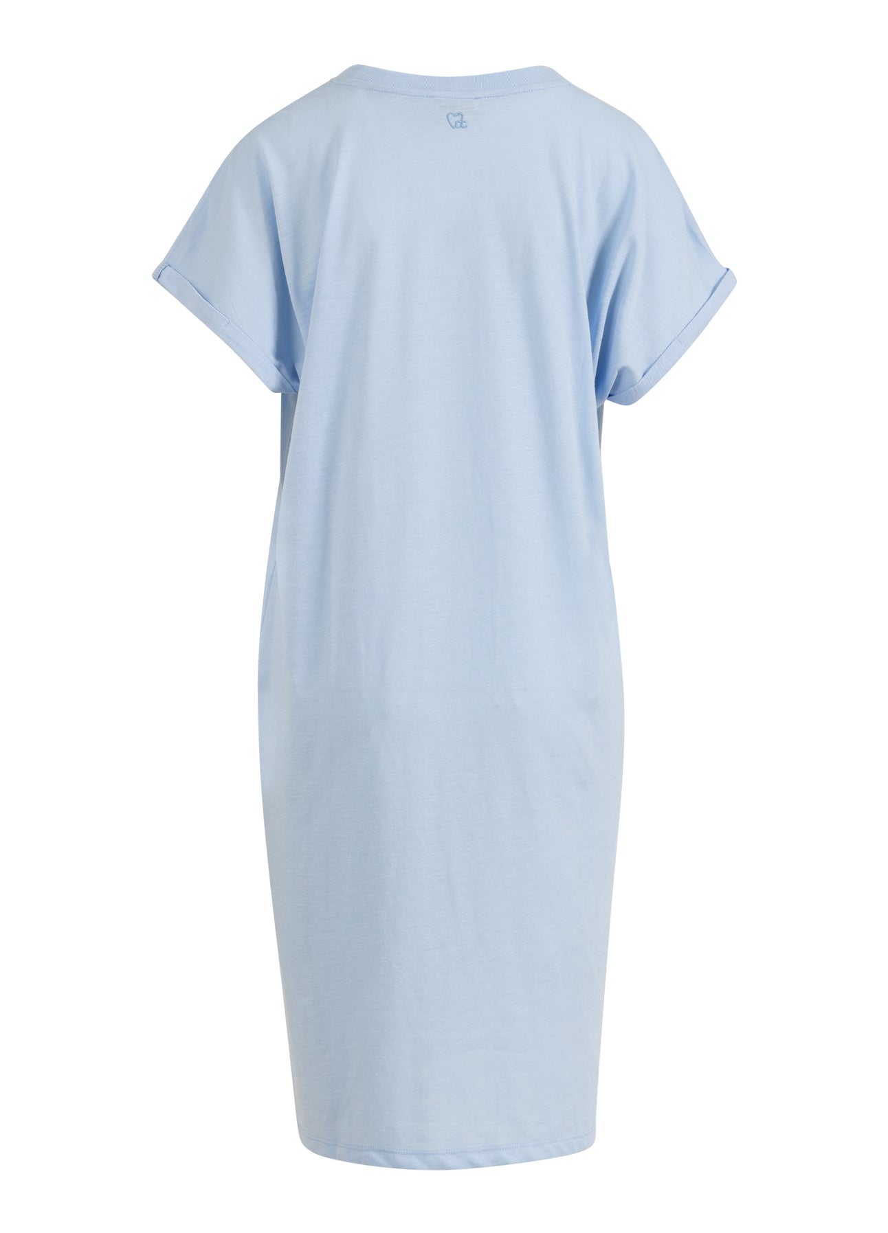 CC HEART JERSEY KJOLE - Powder blue