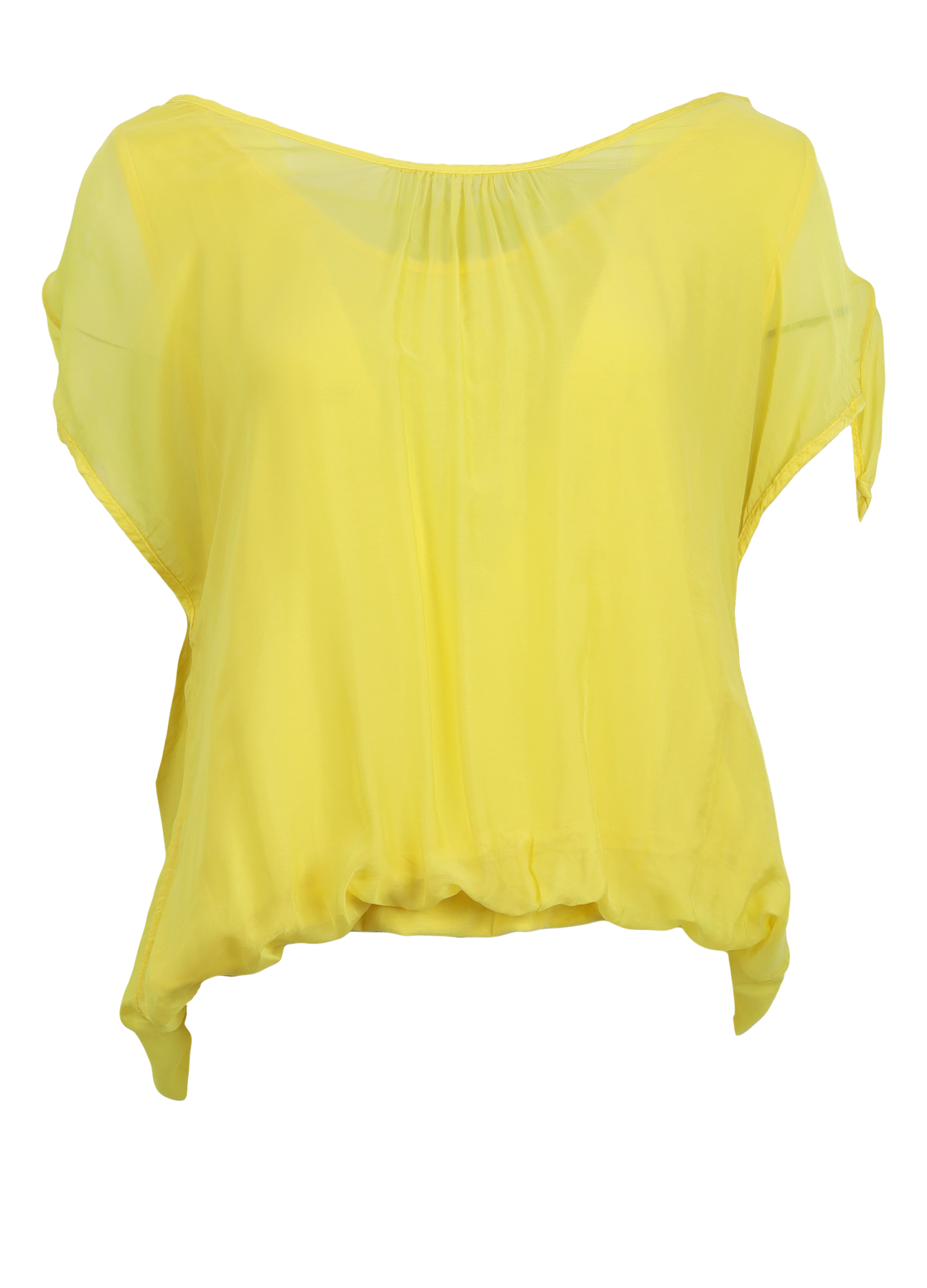 PRE-LOVED Top - Gul Online Hot Salg