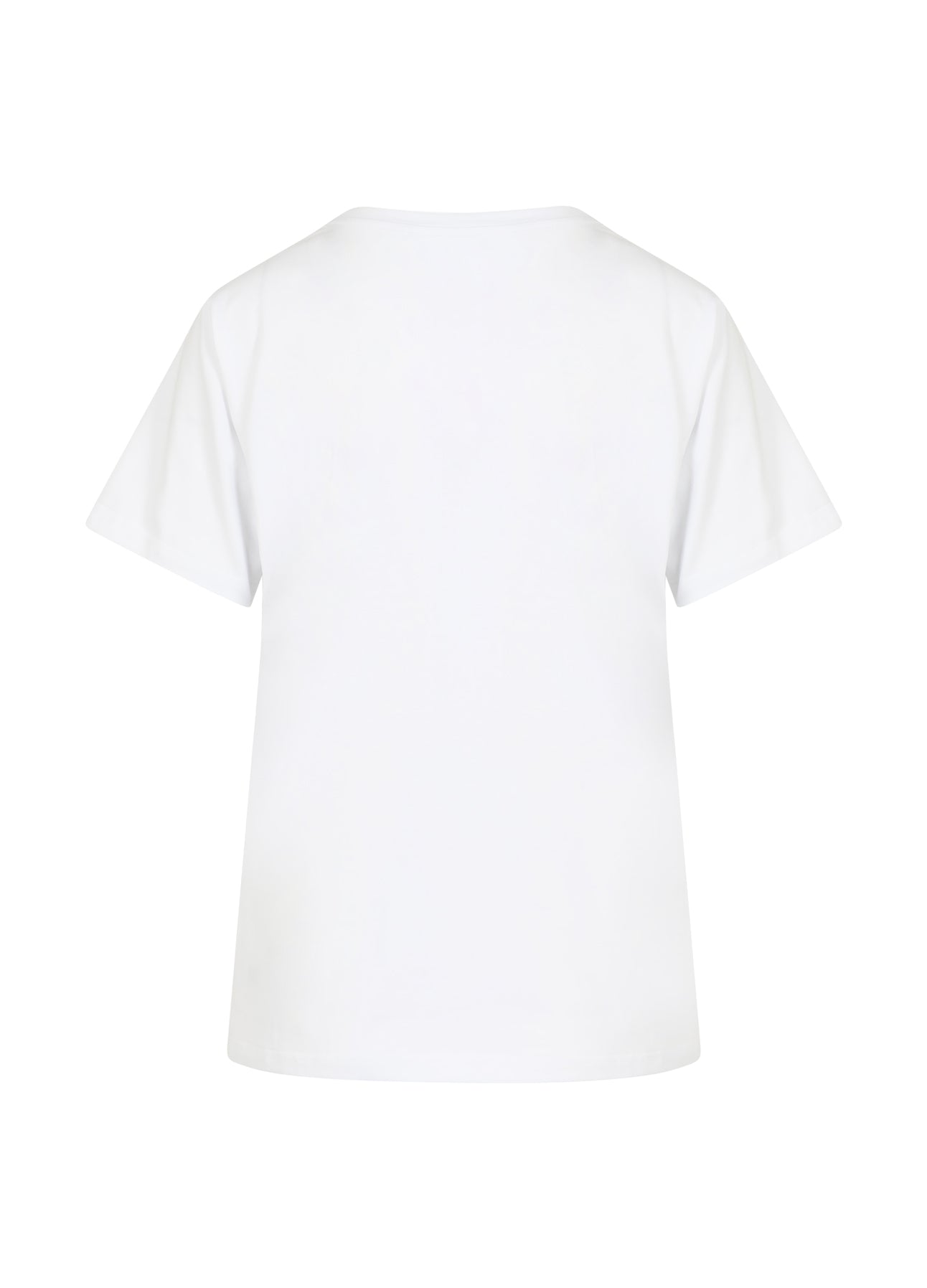 T-SHIRT MED COSTER BRODERI - White