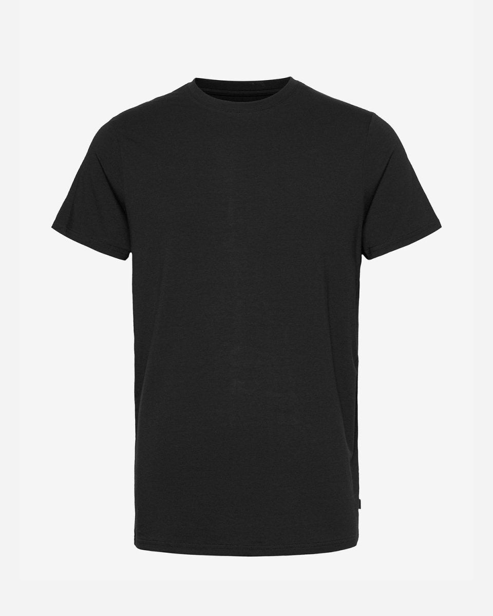 Bamboo R-Neck Tee - Black