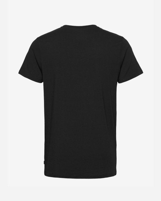 Bamboo R-Neck Tee - Black