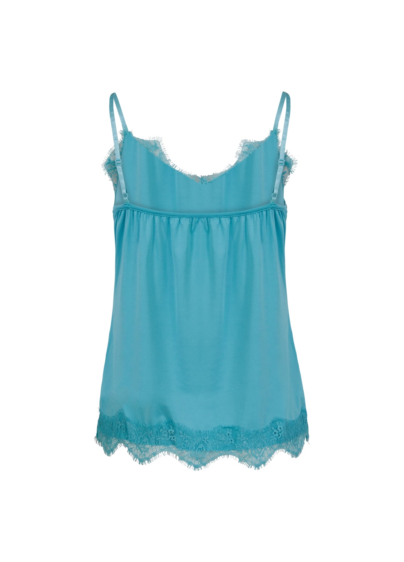 CC HEART BLONDETOP - Aqua blue Online salg