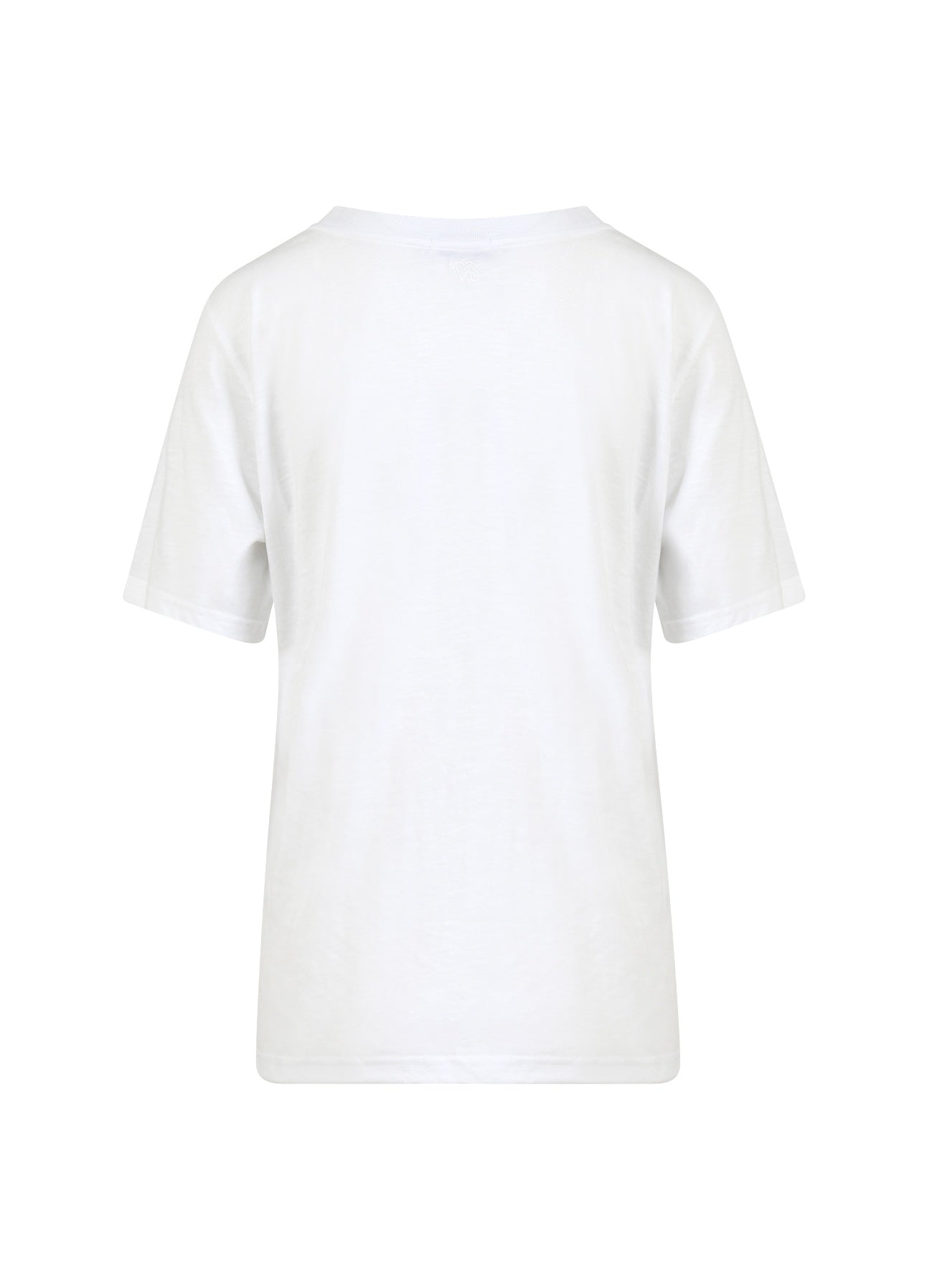 CC HEART KIRSEBÆR T-SHIRT - MIDI ÆRME - White