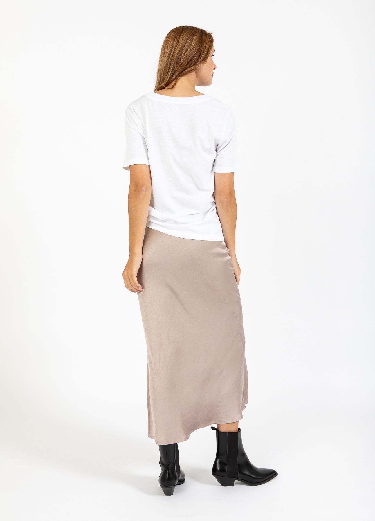 CC HEART KIRSEBÆR T-SHIRT - MIDI ÆRME - White