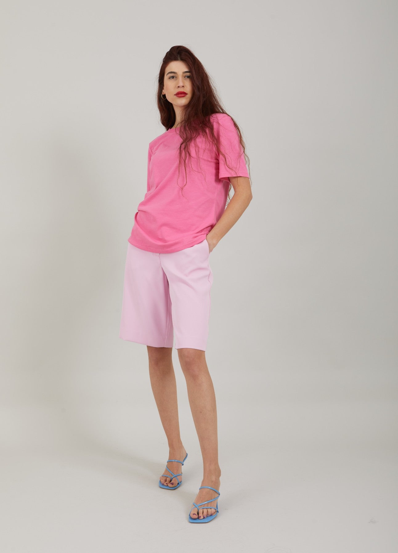 CC HEART REGULAR T-SHIRT - Clear pink