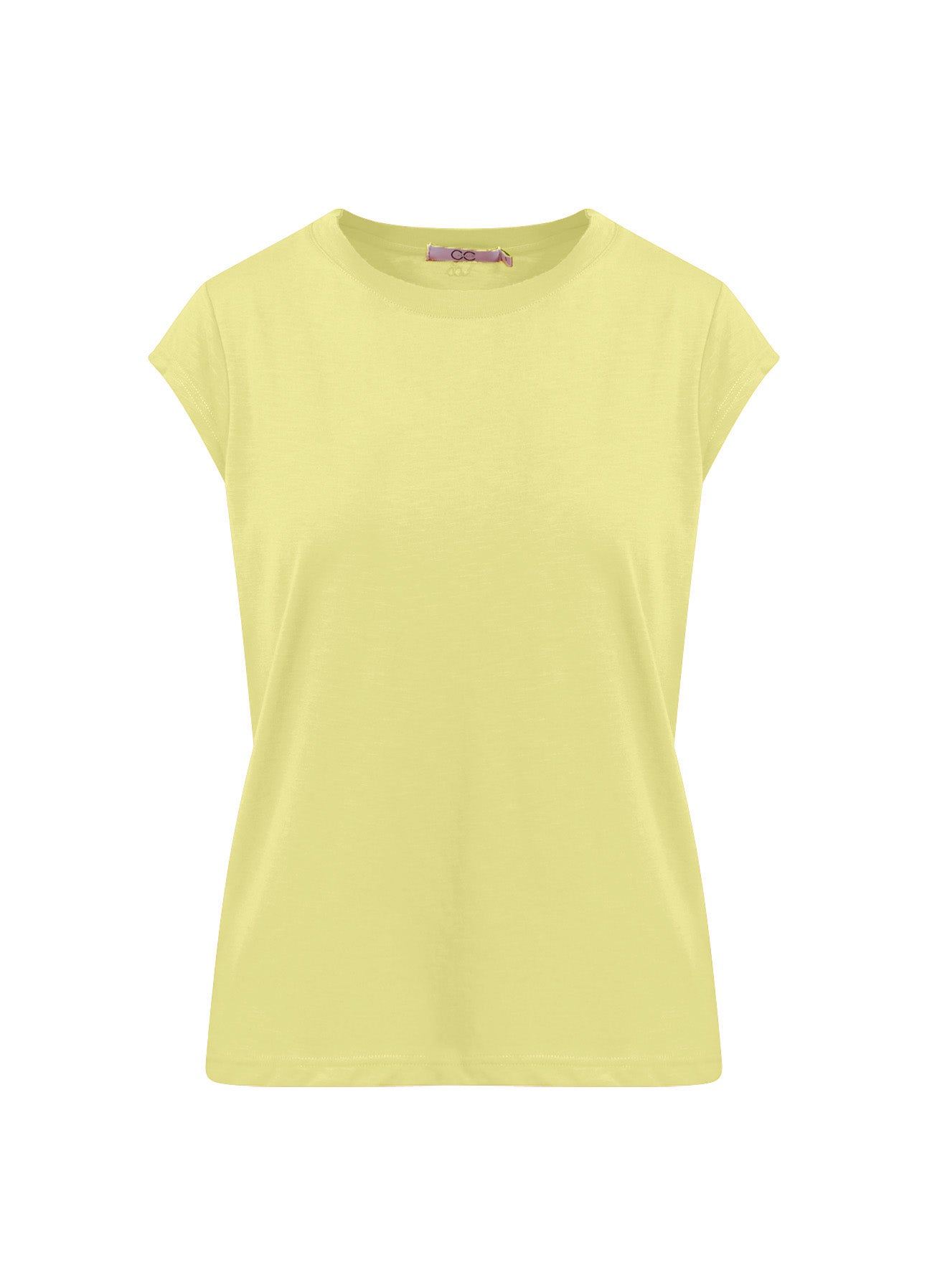 CC HEART T-SHIRT - Warm lemon