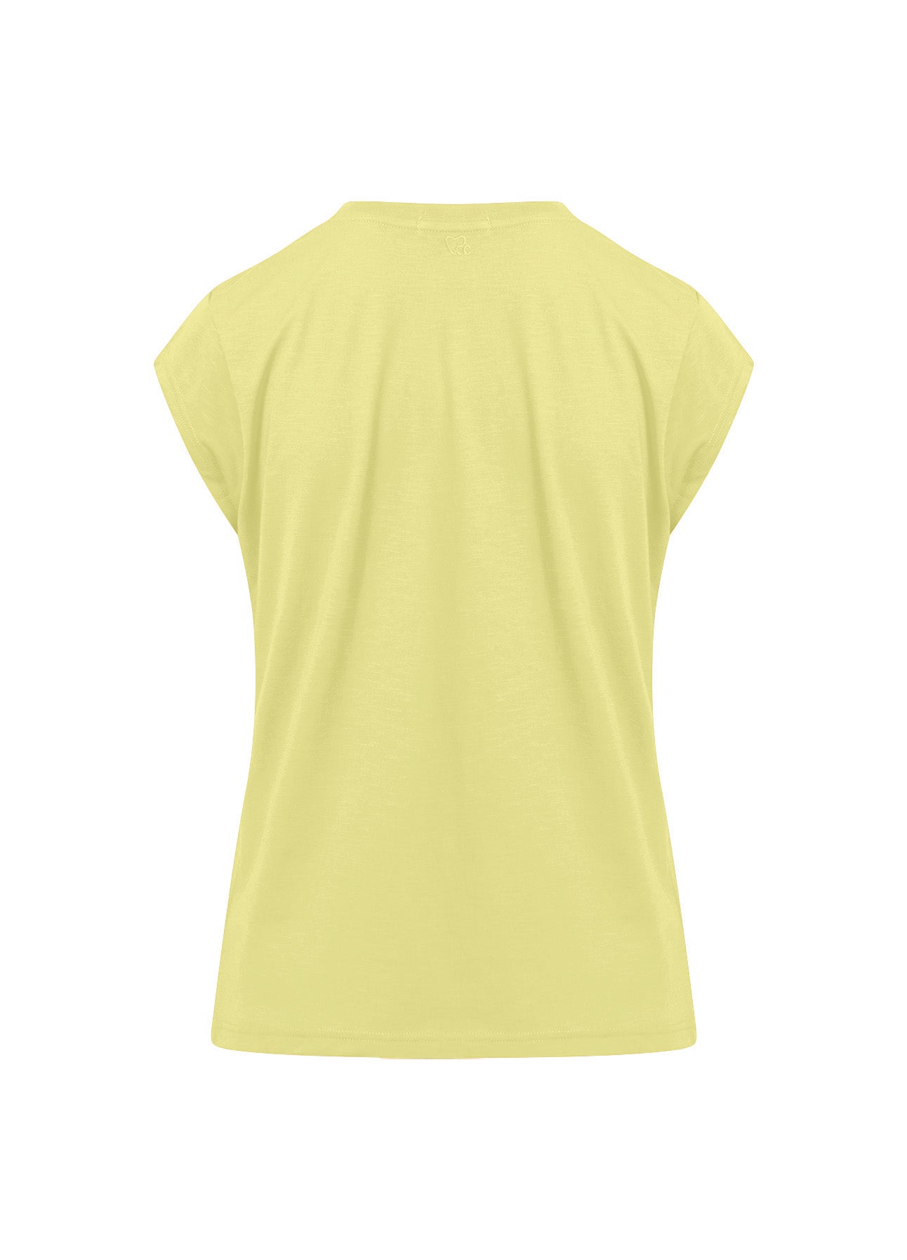 CC HEART T-SHIRT - Warm lemon