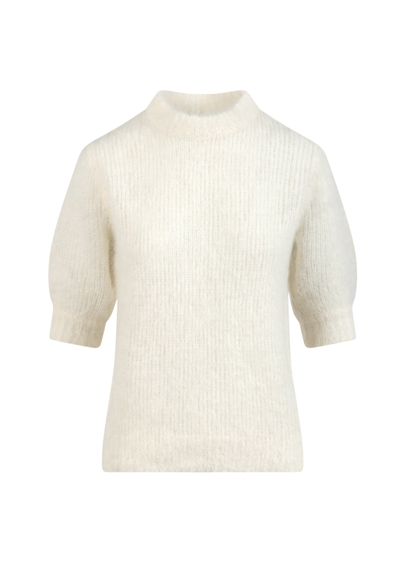 KORTÆRMET STRIK - Creme