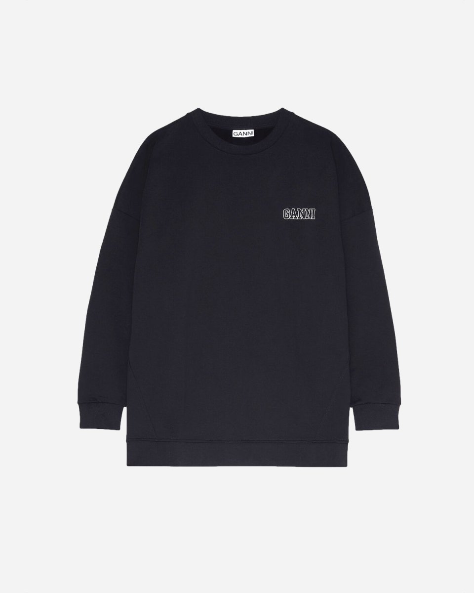 Oversized Sweatshirt - Black Online salg