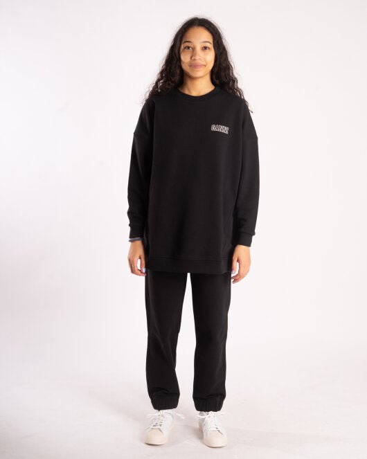 Oversized Sweatshirt - Black Online salg