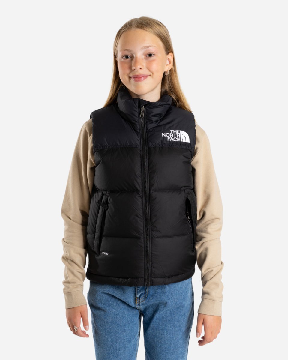 Teens 96 Retro Nuptse Vest - Black