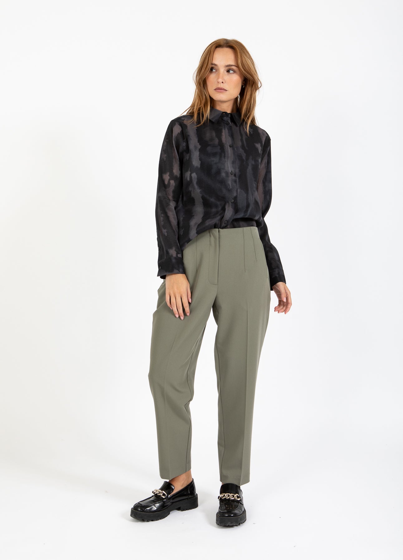 BUKSER STELLA FIT - STELLA FIT - Moss Green Udsalg