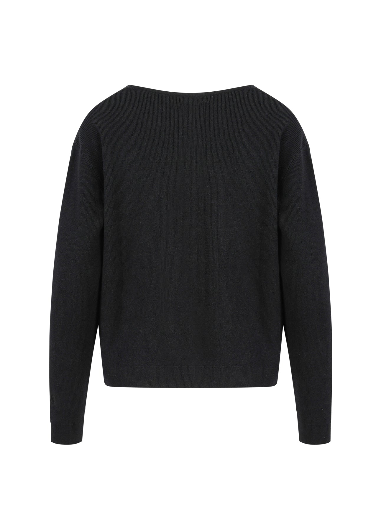 CC HEART ALMA BLØD STRIK CARDIGAN - Black
