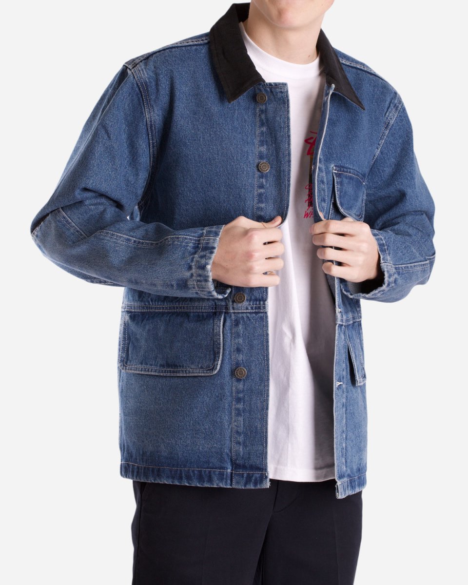 Denim Chore Coat - Blue