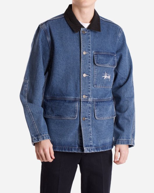 Denim Chore Coat - Blue