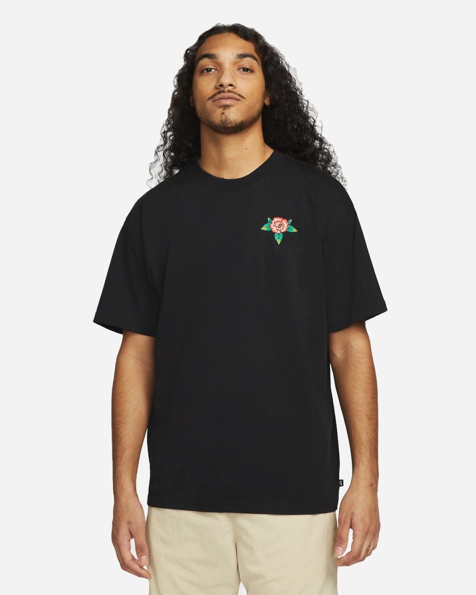 Nike SB Mosaic Roses Tee - Black Udsalg