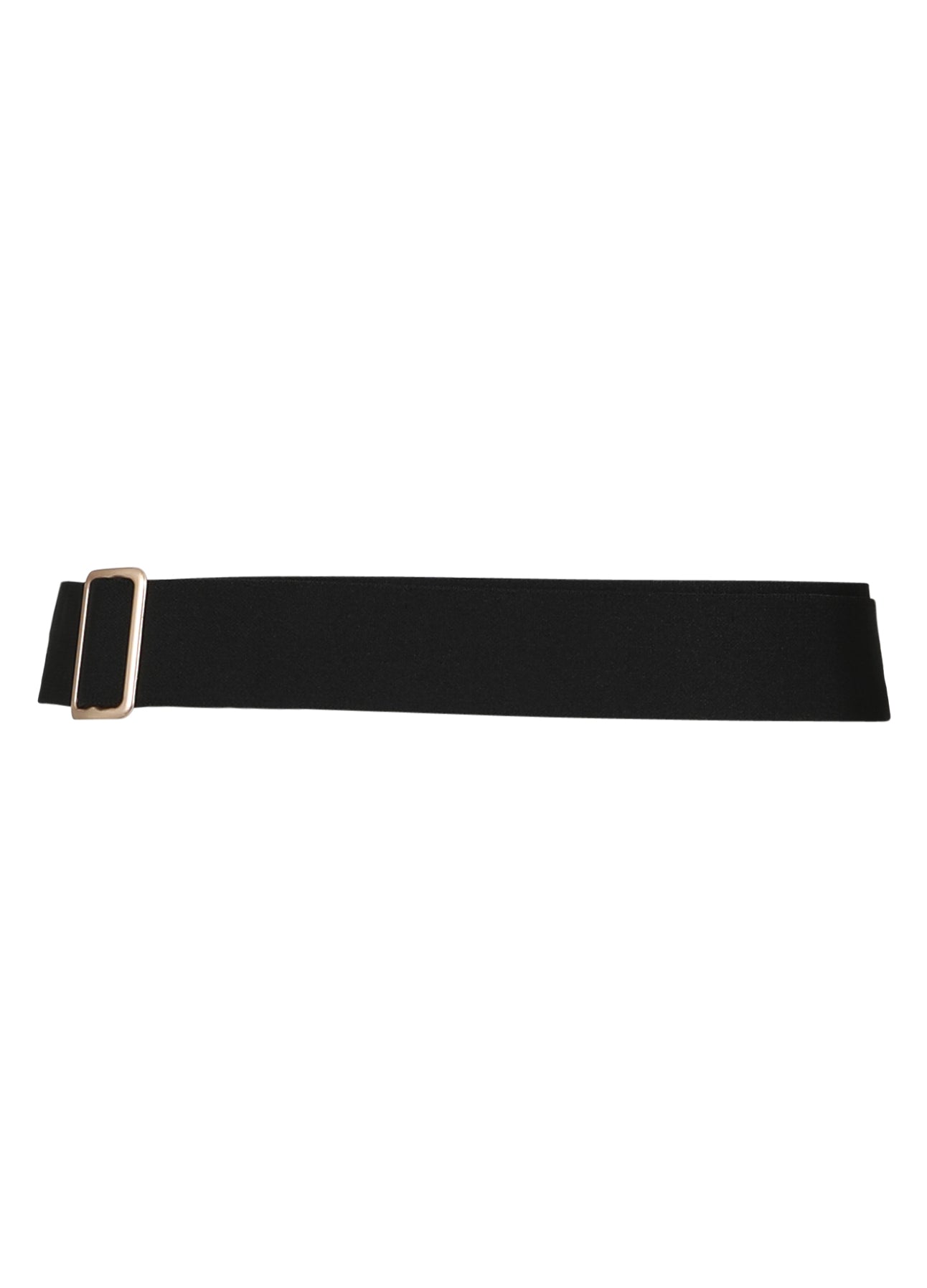 BÆLTE MED LOGO - Black/gold