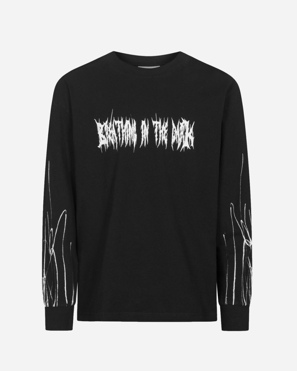 Boxy Tee Long Sleeve - Faded Black