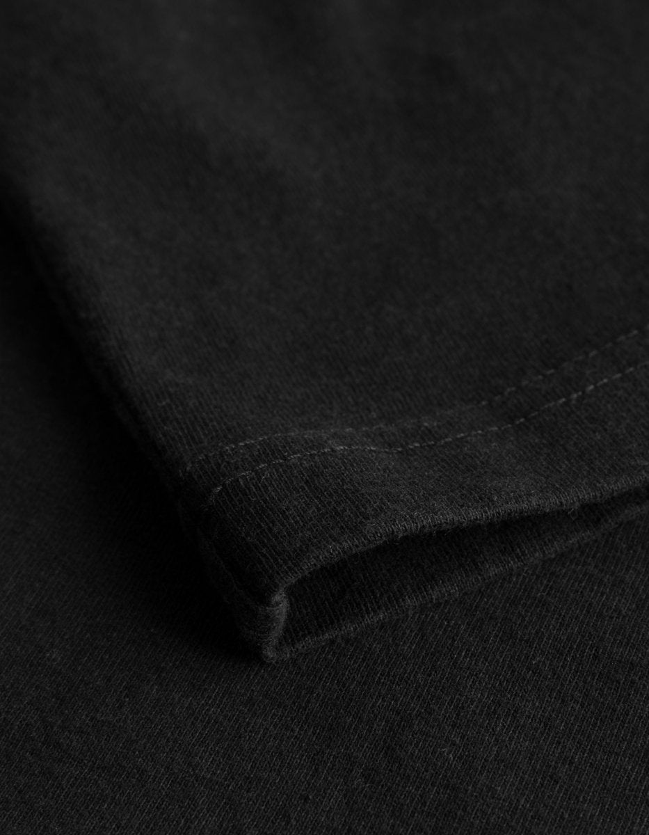 Boxy Tee Long Sleeve - Faded Black