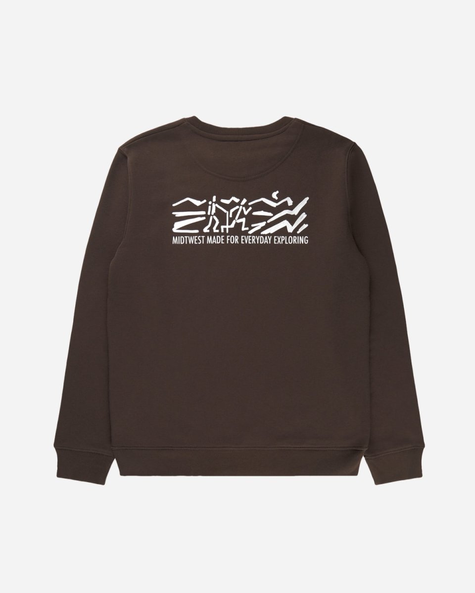 Explore Crewneck - Brown