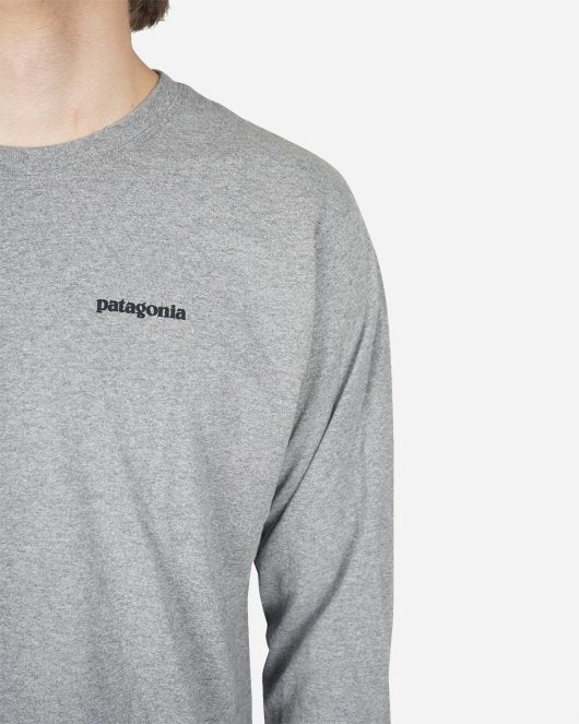 M's Logo L/S P-6 Responsibili Tee - Cravel Heather