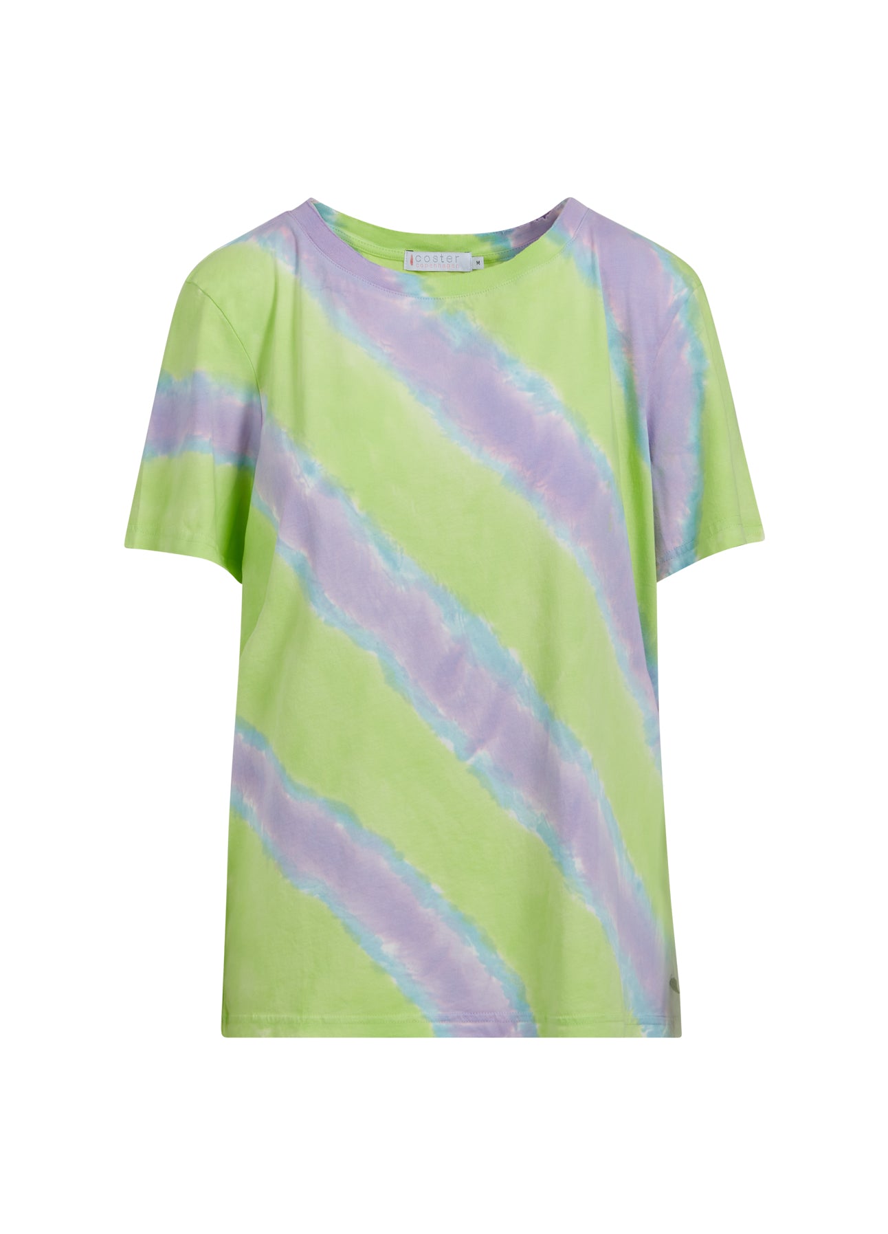 T-SHIRT M. DIP DYE PRINT - Faded stripe print