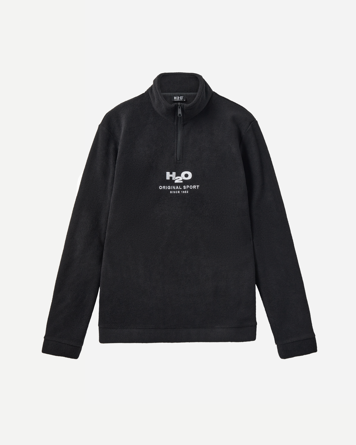 blaavand-ii-fleece-half-zip-black-white_0.png Blåvand II Fleece Half Zip - Black/White på udsalg
