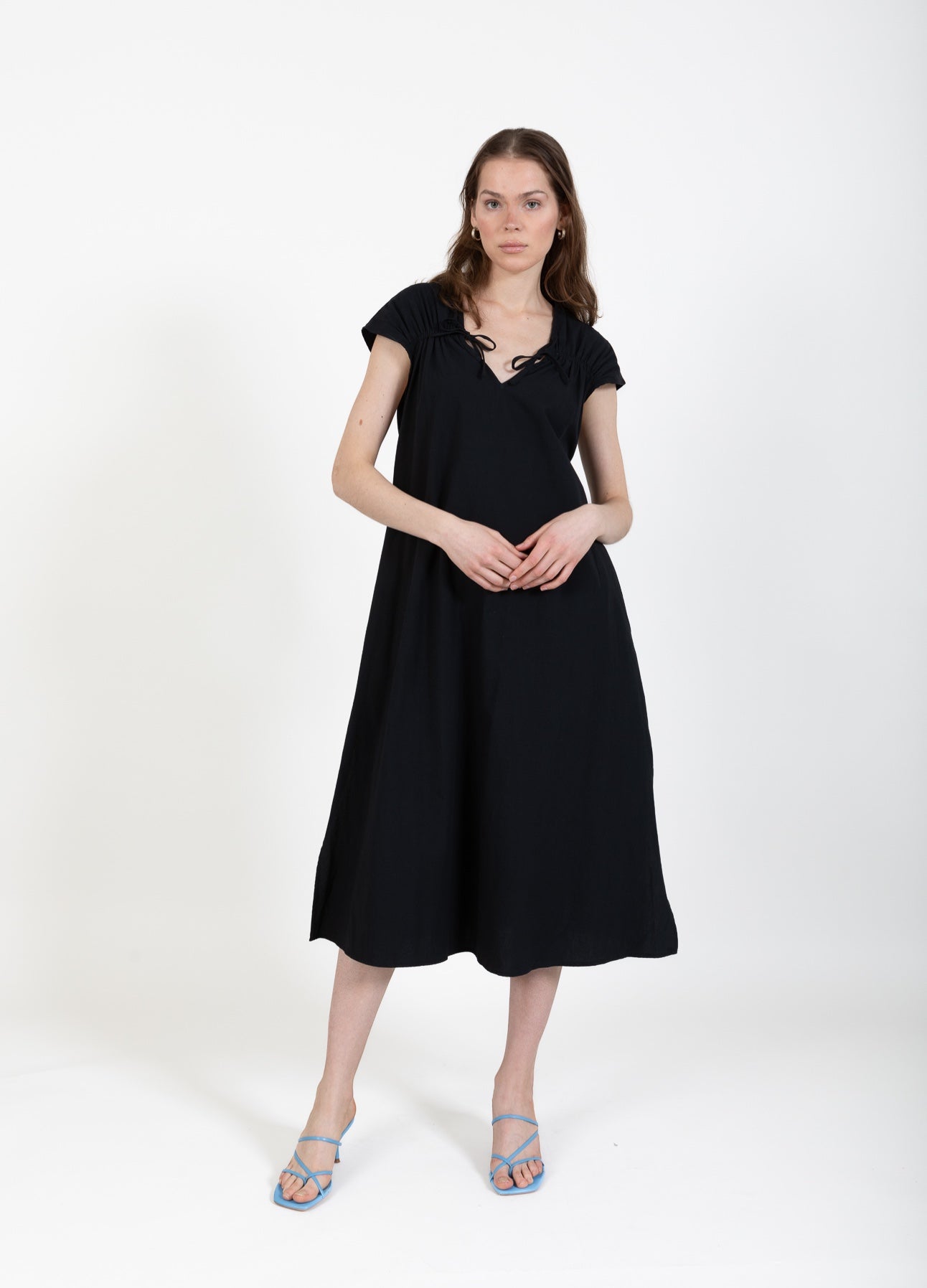 CC HEART ALIZA KJOLE MED RYNK - Black