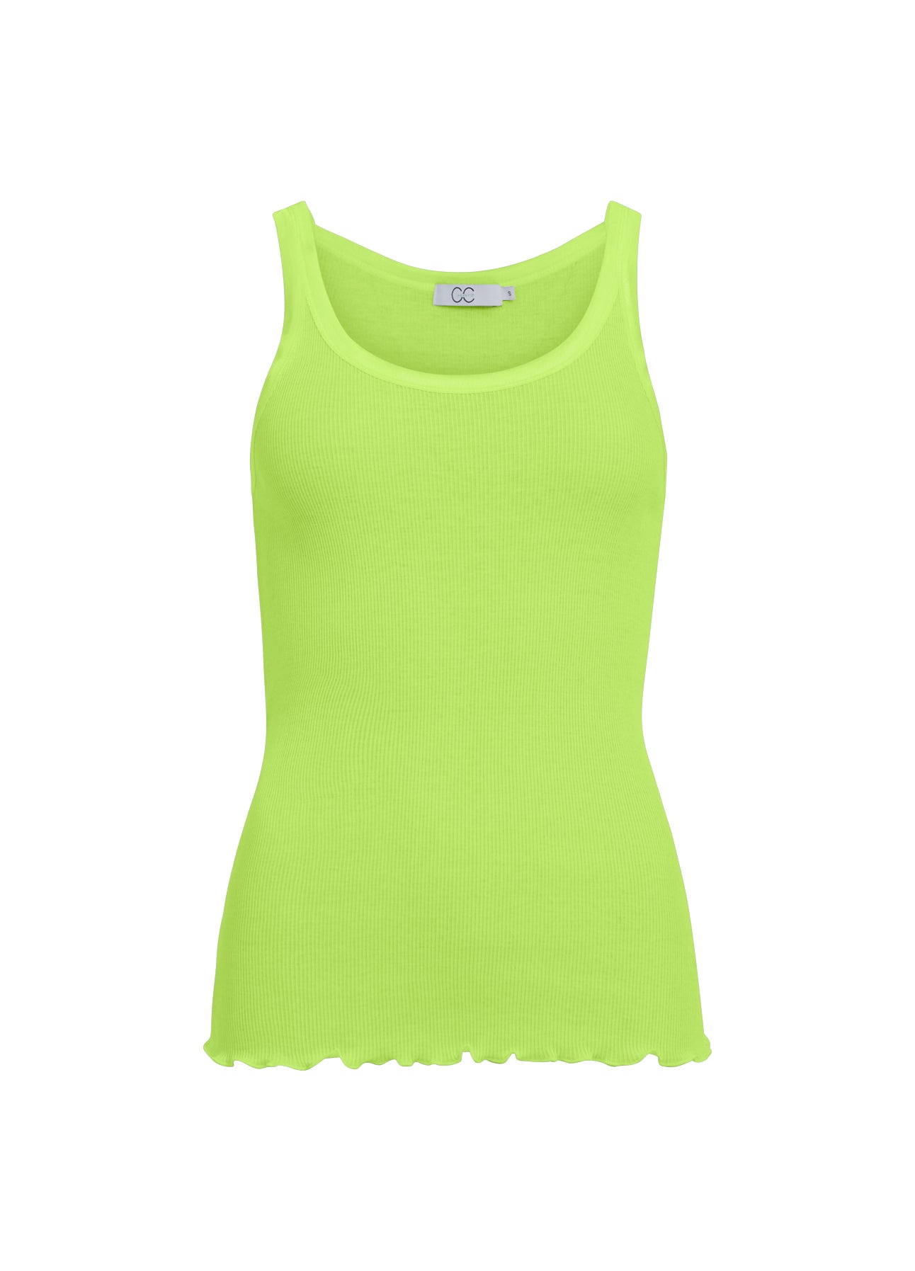 CC HEART SILKE-TOP - Flashy green