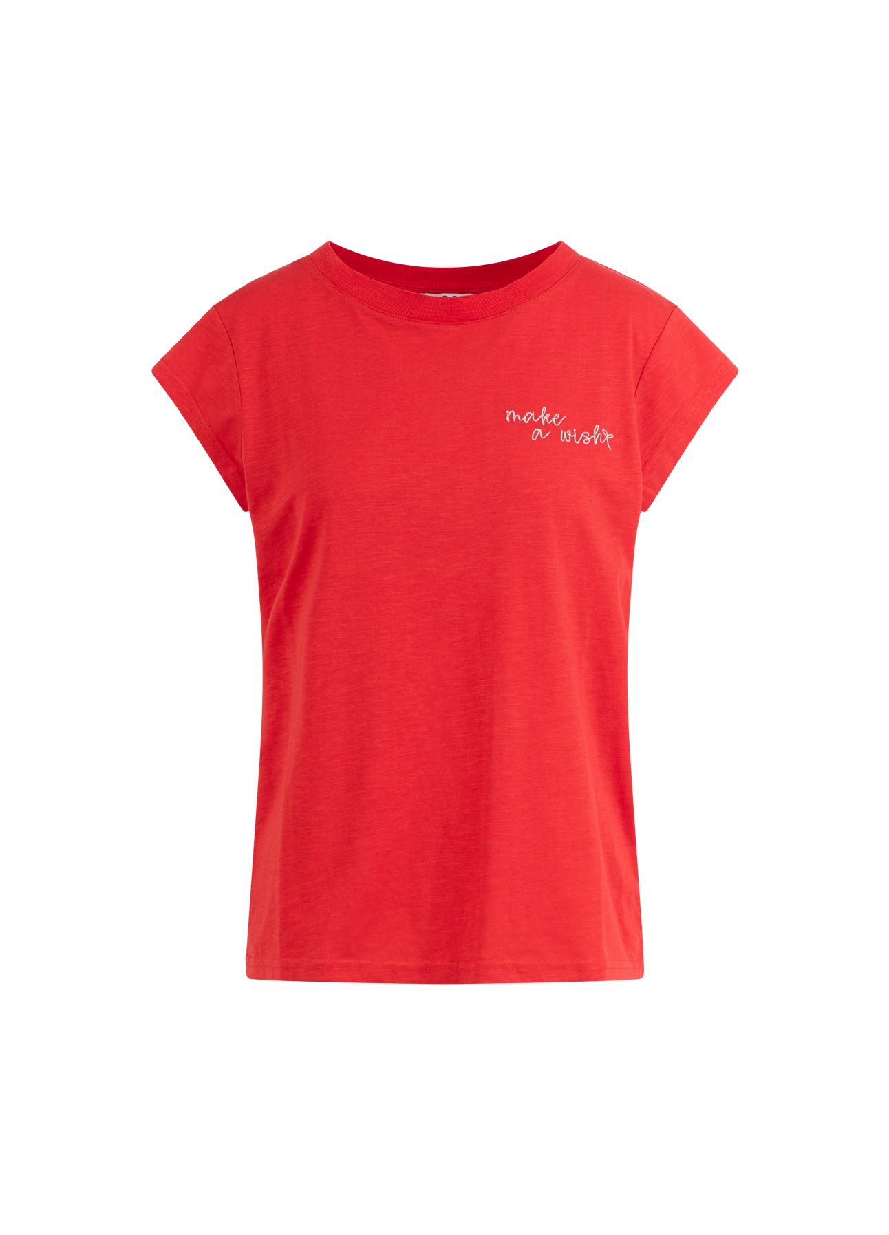 CC HEART T-SHIRT - Berry red