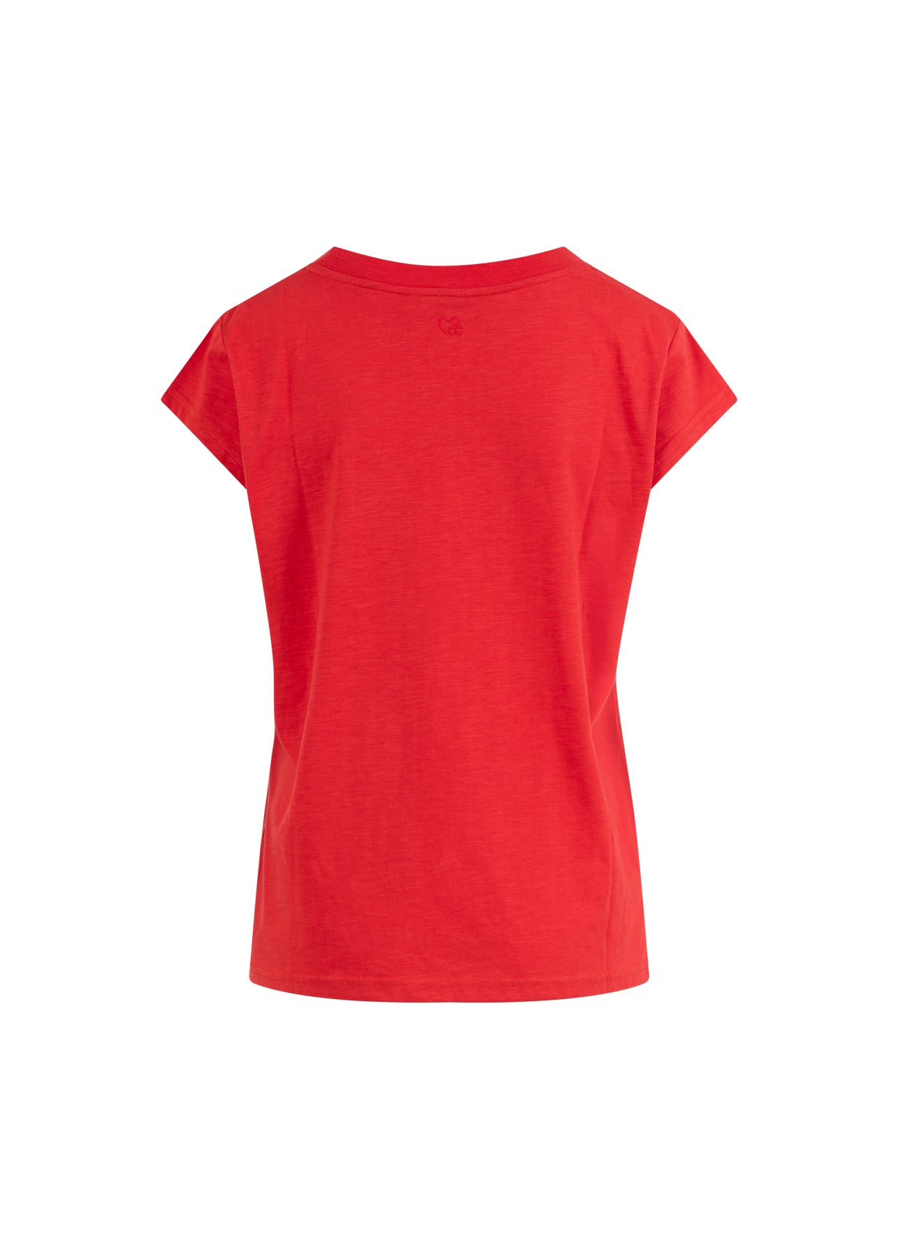 CC HEART T-SHIRT - Berry red