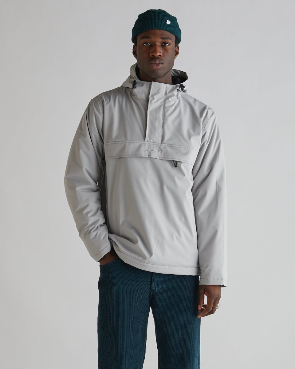 Frenzy Anorak Jacket - Light Grey