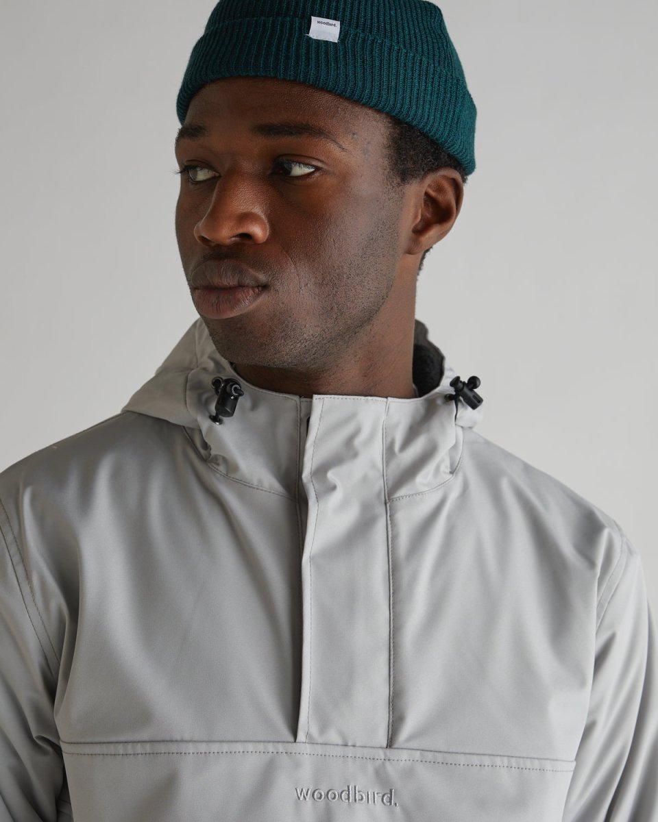 Frenzy Anorak Jacket - Light Grey