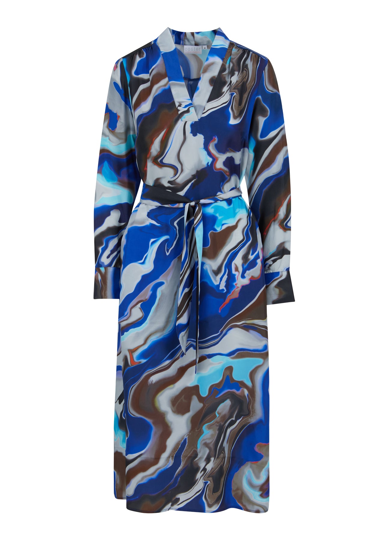 LANG KJOLE I FLOW PRINT - Flow print