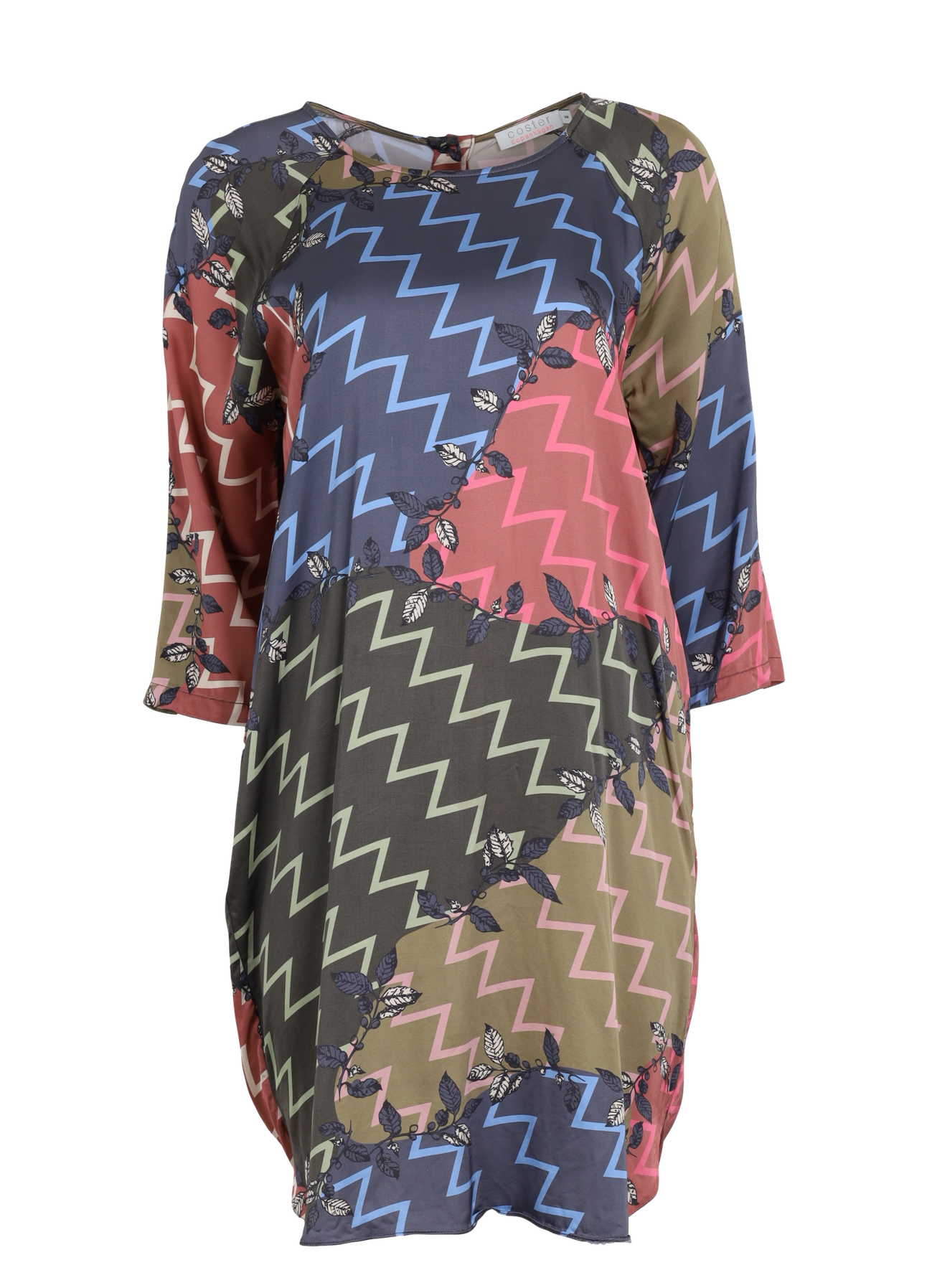 PRE-LOVED KJOLE I ZIG ZAG PRINT - Zig zag print