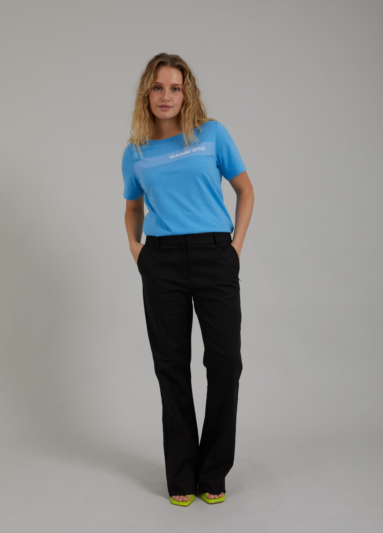 BUKSER M. BOOT-CUT - LUCIA FIT - Black