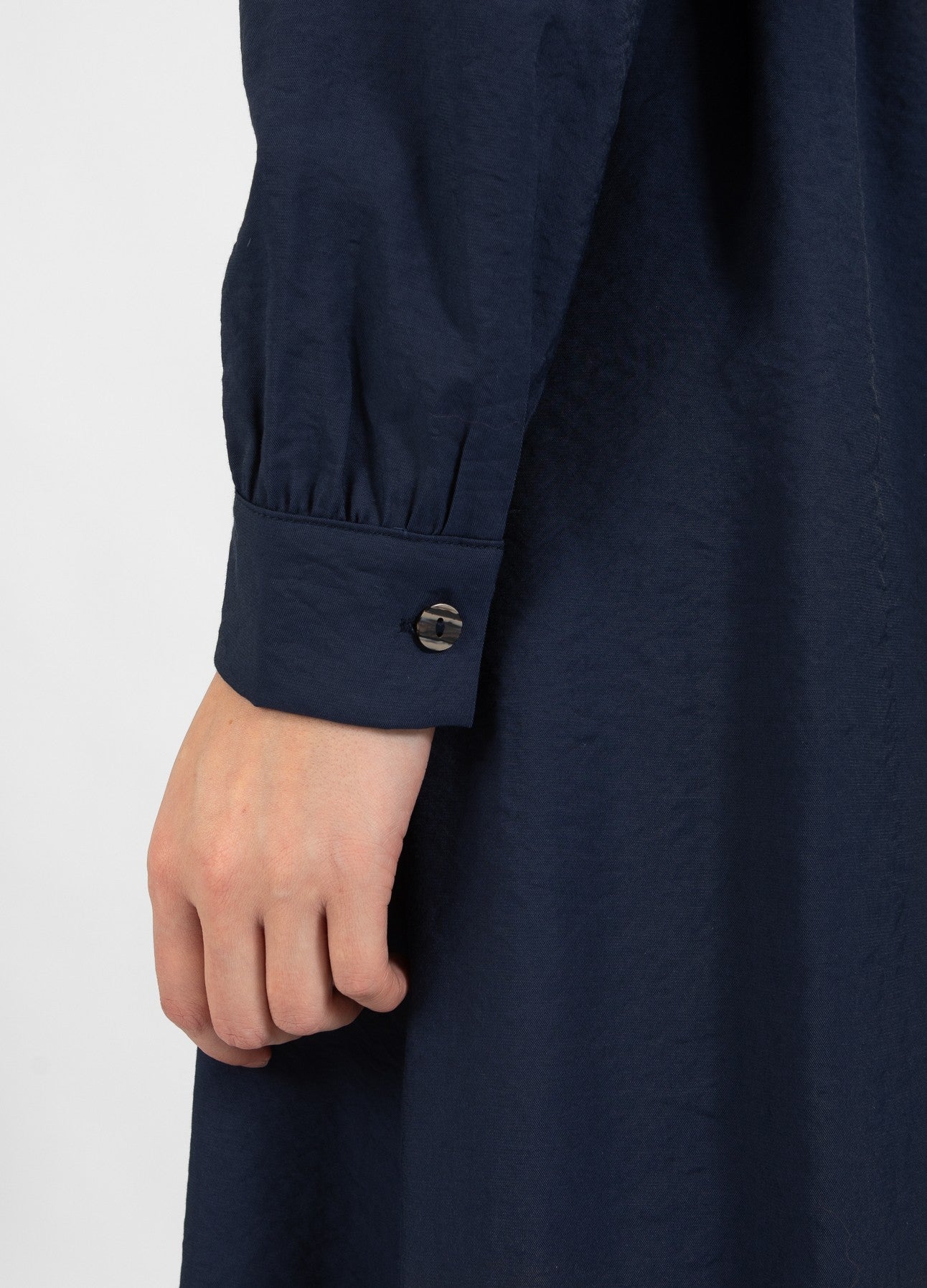 KJOLE MED BÆLTE - Dark blue